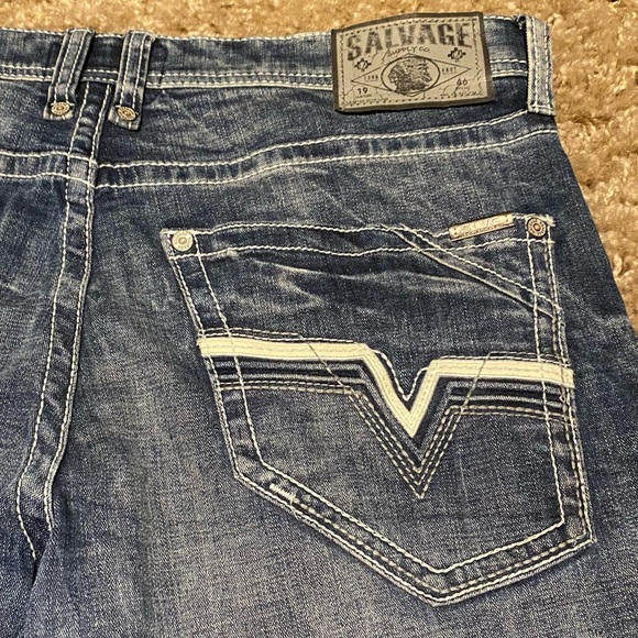 ❌SOLD❌Buckle Salvage Mayhem Straight regular fit mens jeans 36R - Picture 7 of 16